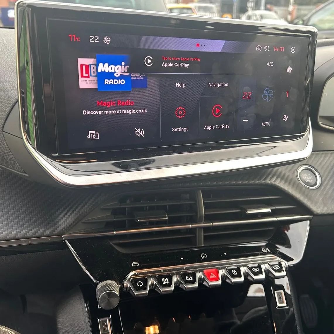 Peugeot 208 Reverse Camera