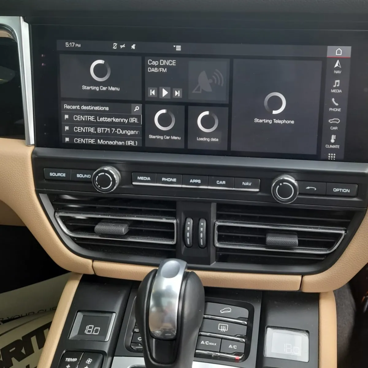 Porsche Cayenne Reverse Camera