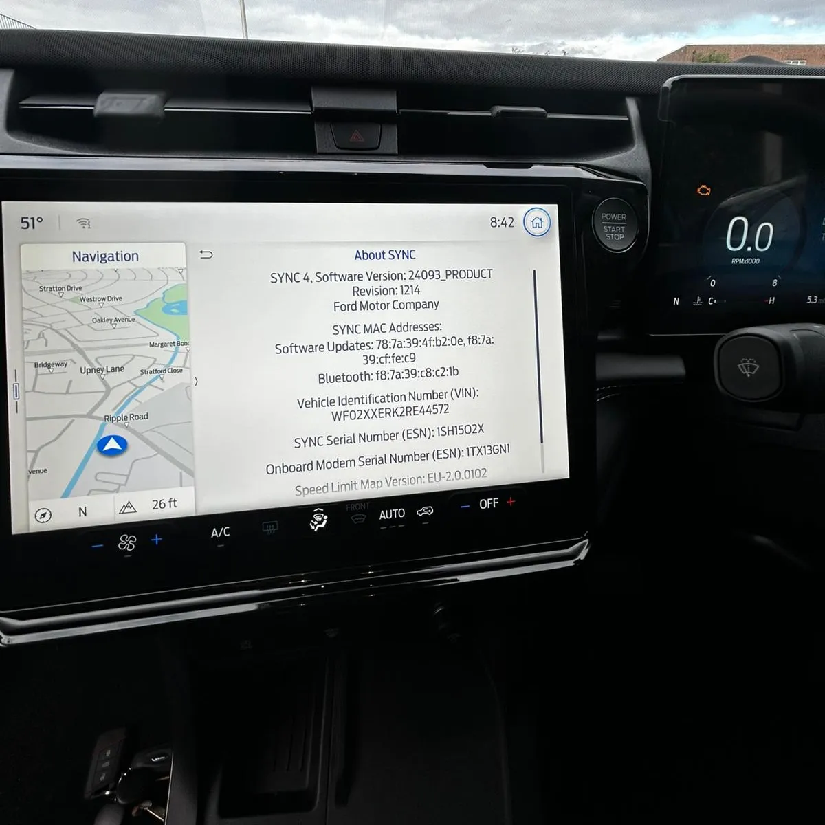 Ford Puma Front and Reverse Camera