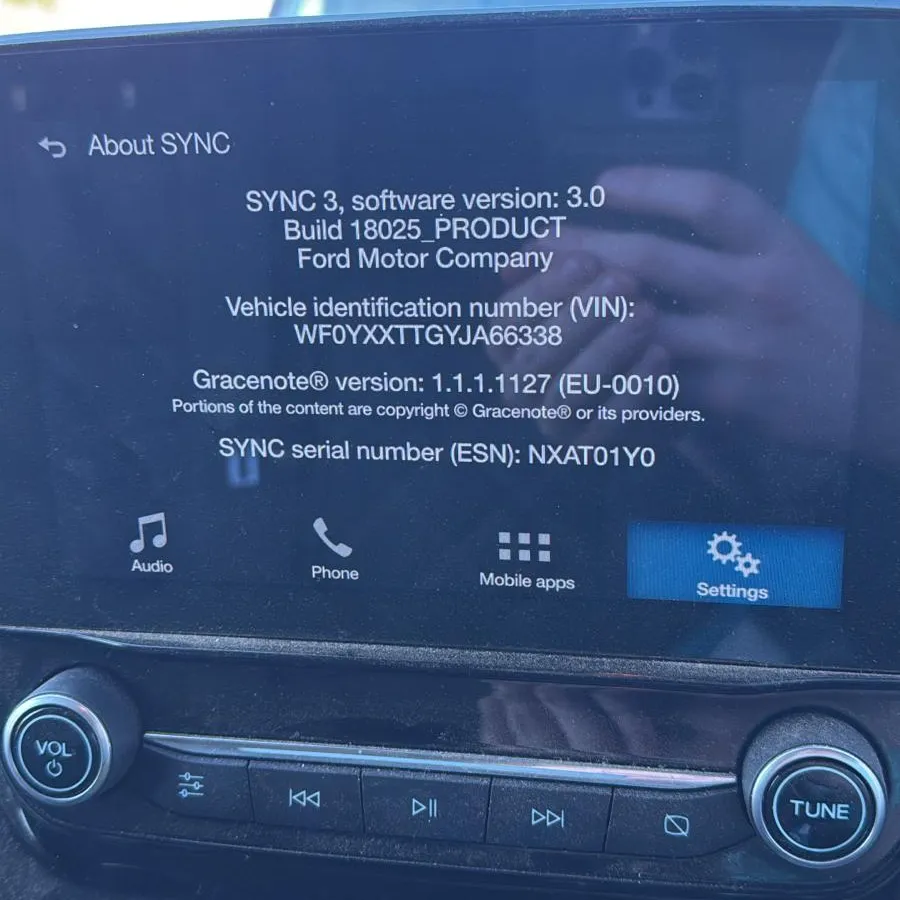 Ford Transit Reverse Camera