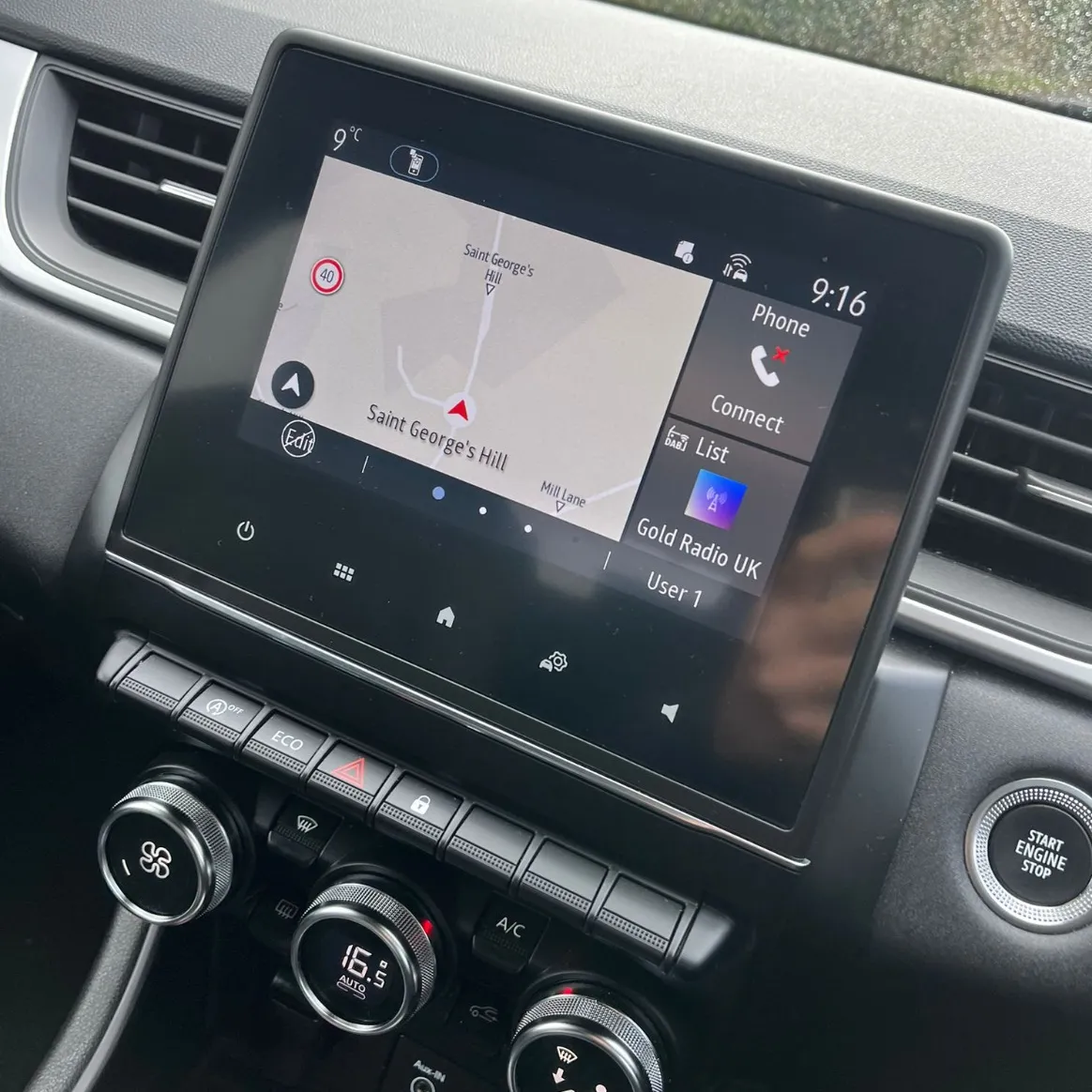 Renault Captur Reverse Camera