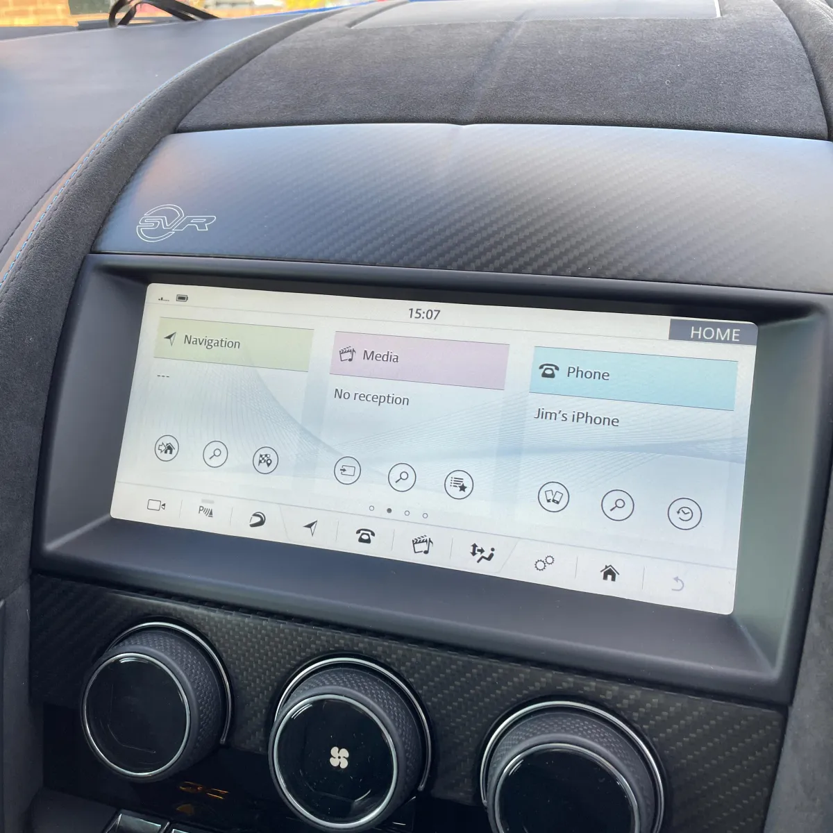 Jaguar F-Type Front and Reverse Camera