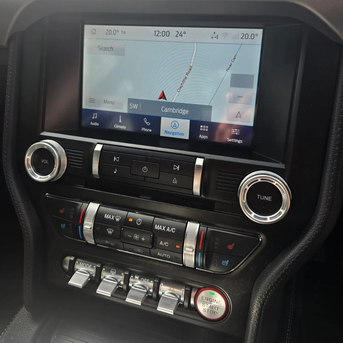 Ford Mustang Front and Reverse Camera