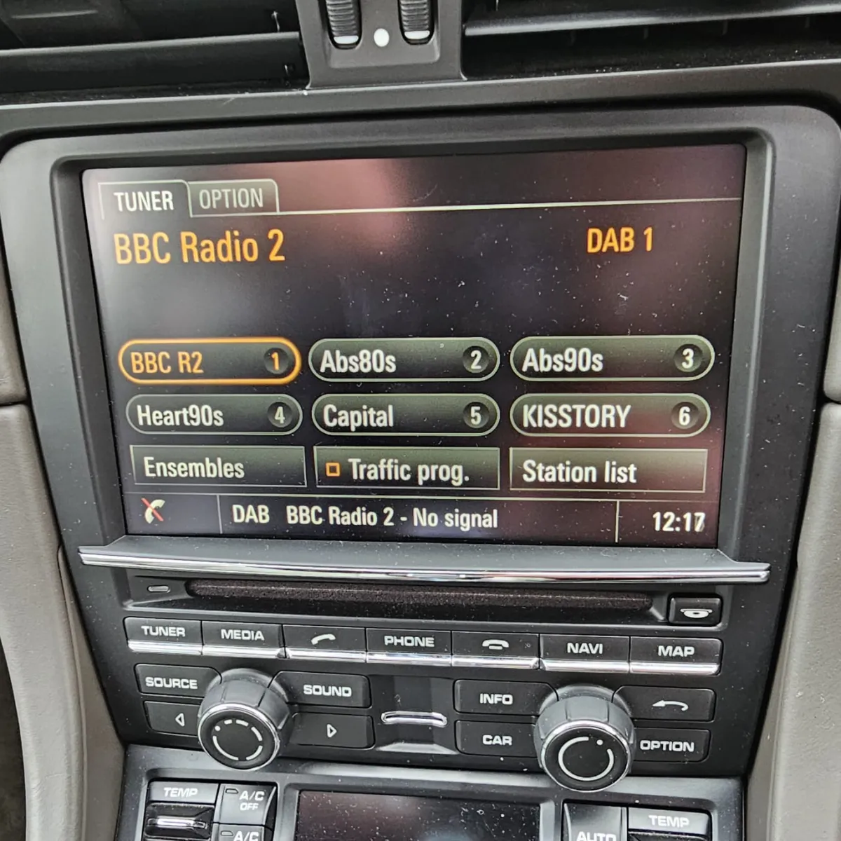 Porsche Boxster Reverse Camera