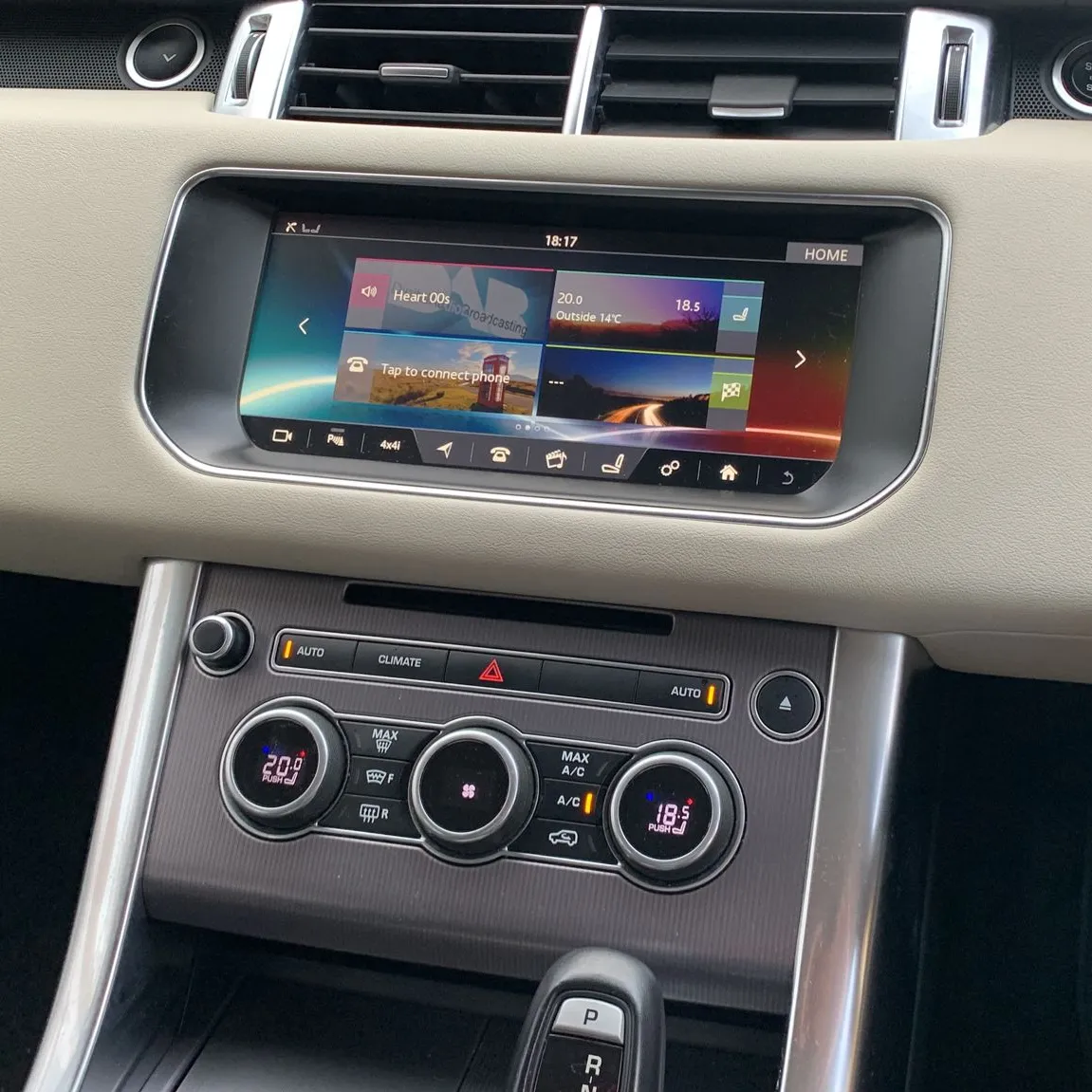 Land Rover/Range Rover Full Size Front and Reverse Camera