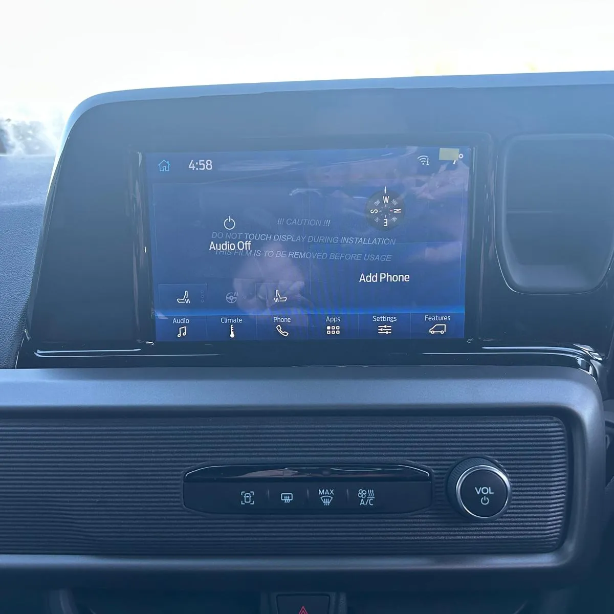 Ford Transit Courier Front and Reverse Camera